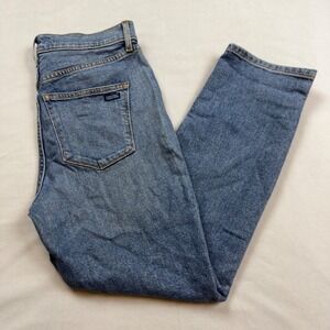 AYR The Yes Yes Yes Straight Leg Jeans Womens 30 High Rise Medium Wash Blue